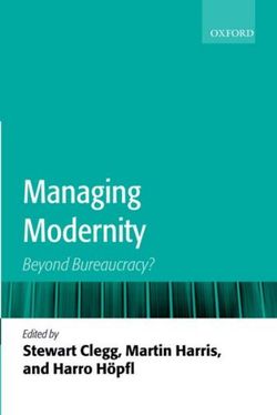 Managing Modernity