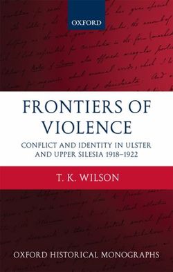 Frontiers of Violence