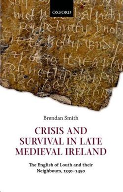 Crisis and Survival in Late Medieval Ireland