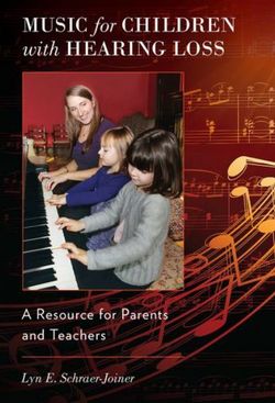 Music for Children with Hearing Loss