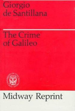 The Crime of Galileo