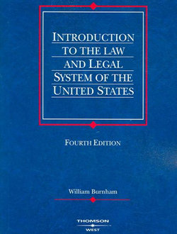 Introduction to the Law and Legal System of the United States