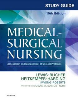 Study Guide for Medical-Surgical Nursing