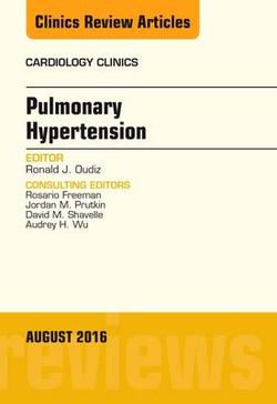 Pulmonary Hypertension, an Issue of Cardiology Clinics