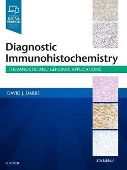 Diagnostic Immunohistochemistry