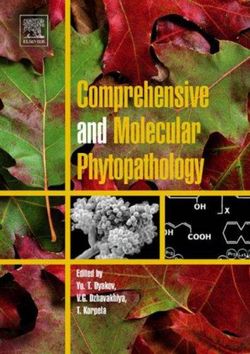 Comprehensive and Molecular Phytopathology: Volume 9