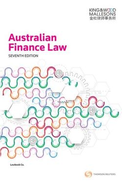 Australian Finance Law