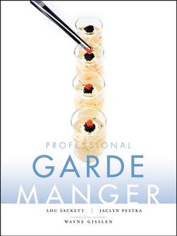 Professional Garde Manger - A Comprehensive Guide to Cold Food Preparation