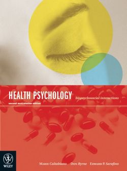 Health Psychology