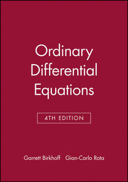 Ordinary Differential Equations