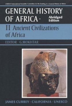 UNESCO General History of Africa: Ancient Africa v. 2