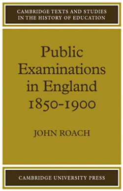 Public Examinations in England 1850-1900