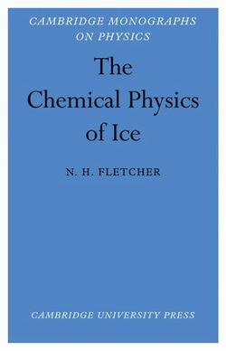 The Chemical Physics of Ice