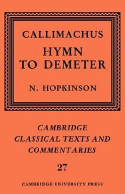 Callimachus: Hymn to Demeter