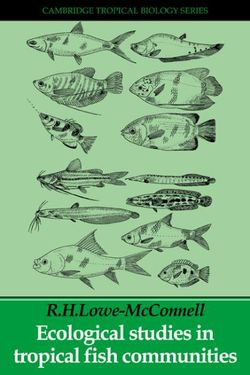 Ecological Studies in Tropical Fish Communities