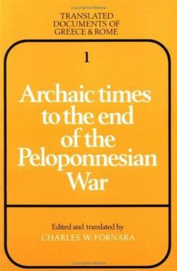 Archaic Times to the End of the Peloponnesian War