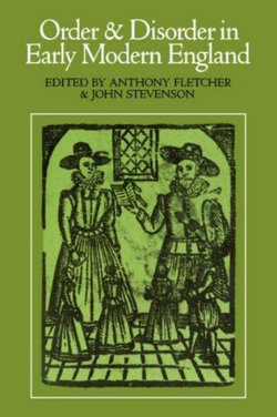 Order and Disorder in Early Modern England