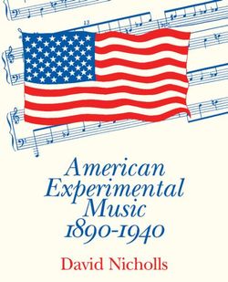 American Experimental Music 1890-1940