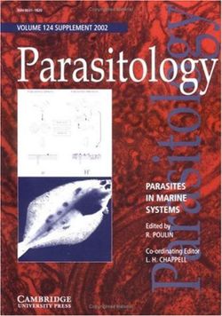 Parasites in Marine Systems