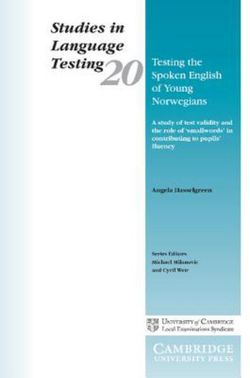 Testing the Spoken English of Young Norwegians