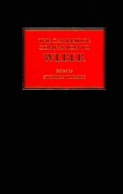 The Cambridge Companion to Weber