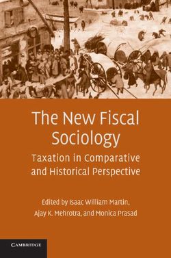 The New Fiscal Sociology