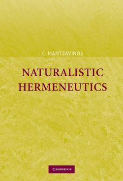 Naturalistic Hermeneutics