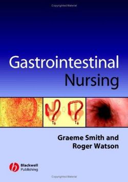 Gastrointestinal Nursing