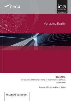 Managing Reality, Third edition. Book 1: Introduction to the Engineering and Construction Contract