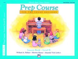 Alfred's Basic Piano Prep Course - Lesson B