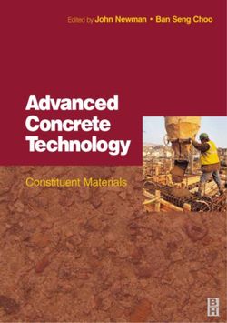 Advanced Concrete Technology 1