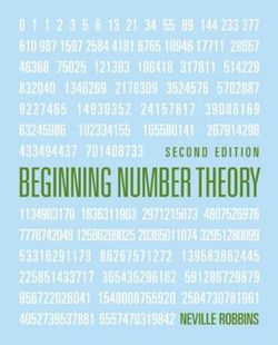 Beginning Number Theory