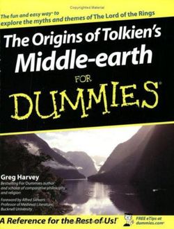 The Origins of Tolkien's Middle-earth For Dummies