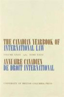 The Canadian Yearbook of International Law, Vol. 23, 1985