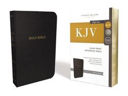 KJV Deluxe Reference Bible Red Letter Edition [Giant Print, Black]