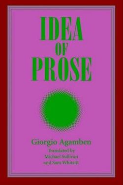 Idea of Prose