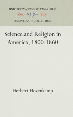 Science and Religion in America, 1800-1860