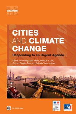 Cities and Climate Change