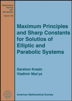 Maximum Principles and Sharp Constants for Solutions of Elliptic and Parabolic Systems