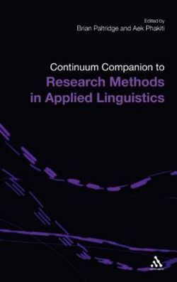 Continuum Companion to Research Methods in Applied Linguistics