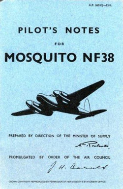 Mosquito NF38 Pilot's Notes