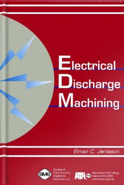 Electrical Discharge Machining