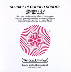 Suzuki Recorder School (Alto Recorder), Vol 1 And 2