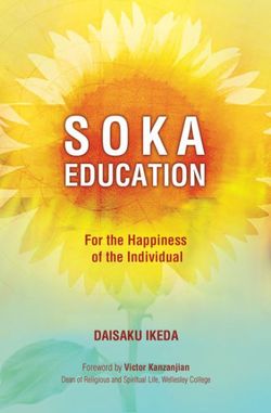 Soka Education