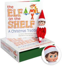 The Elf on the Shelf Girl Light Doll with Book