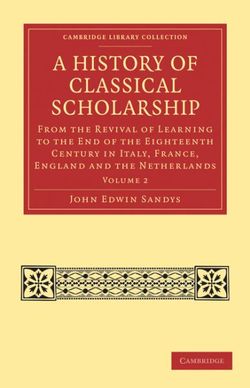 A History of Classical Scholarship