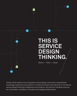 This is Service Design Thinking