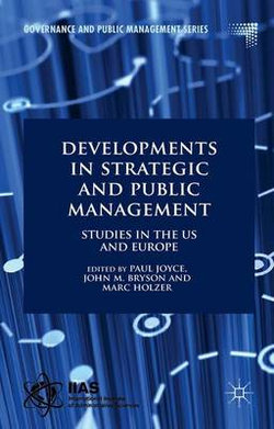 Developments in Strategic and Public Management