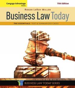 Cengage Advantage Books: Business Law Today, the Essentials