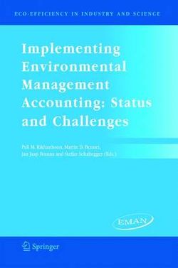 Implementing Environmental Management Accounting: Status and Challenges